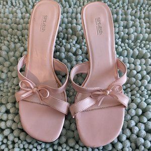 Splash Fashion Footwear Pink Heels